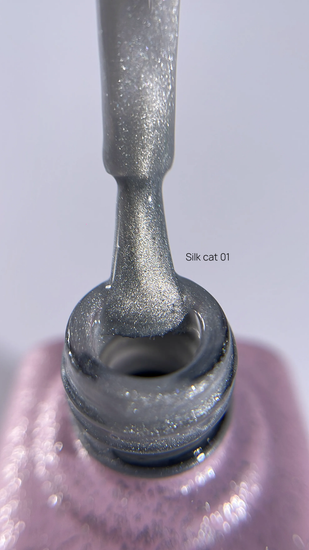 Гель лак Galaxy Silk cat 01, 8г