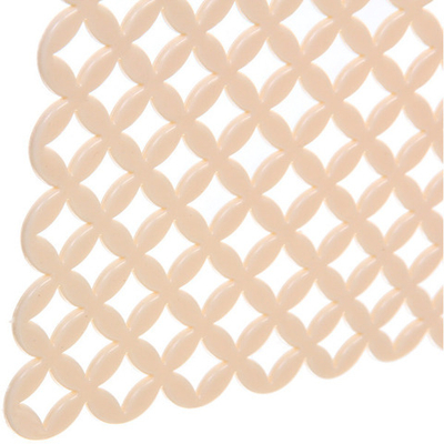 Коврик для раковины «Плетенка» 30*28см молочный