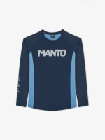 Лонгслив MANTO LOGOTYPE синий
