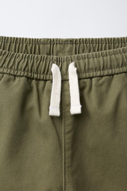 ZARA МЯГКИЕ БРЮКИ BALLOON, ХАКИ