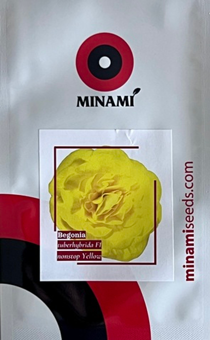 Бегония клубневая F1 Нонстоп Еллоу 9 шт.