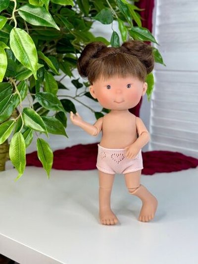 Кукла Nines виниловая 30см PIPPA шарнирная без одежды (2911W)