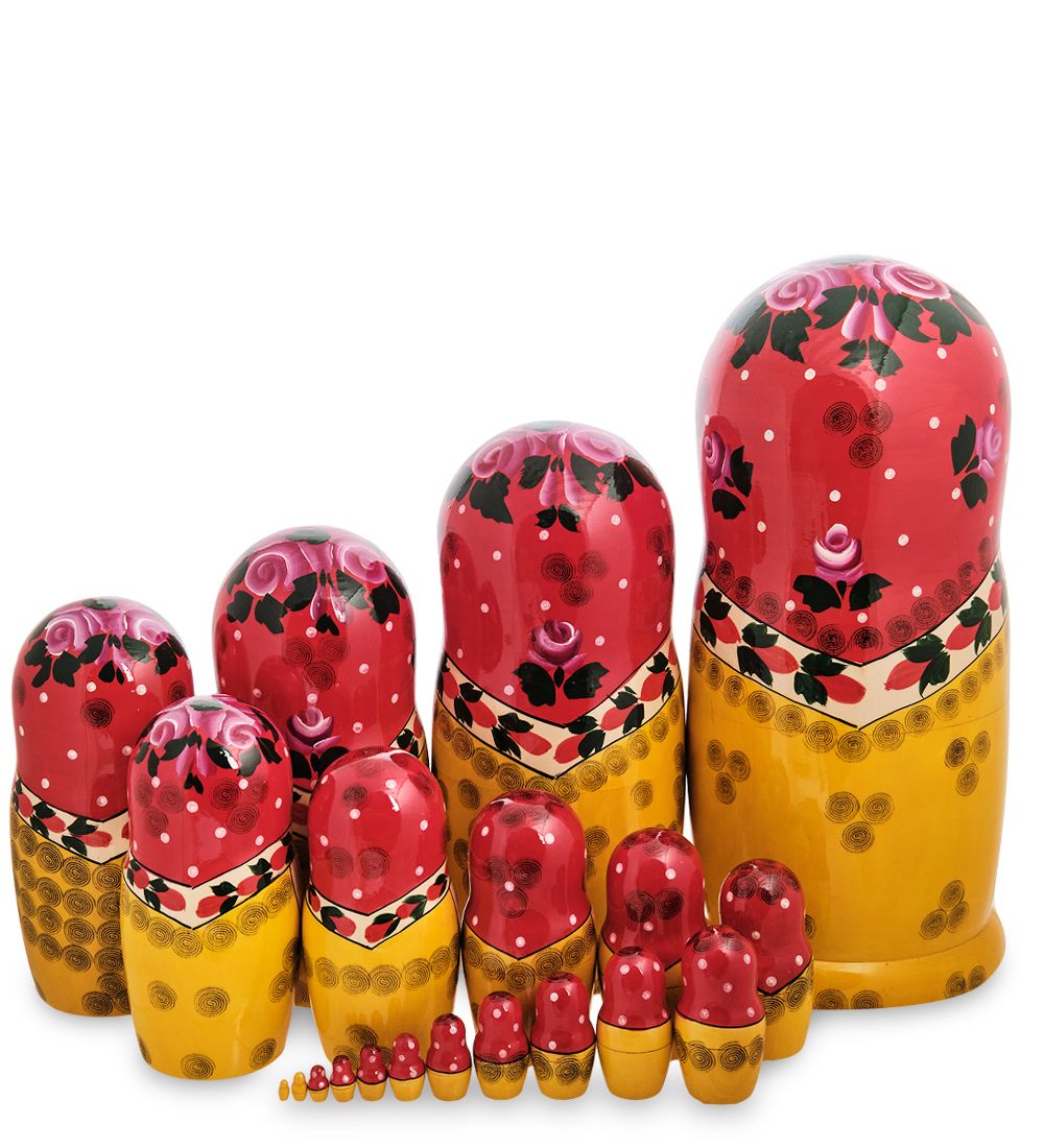 Народные промыслы МР-10/14 Матрешка 20-кукольная (Семеновская)