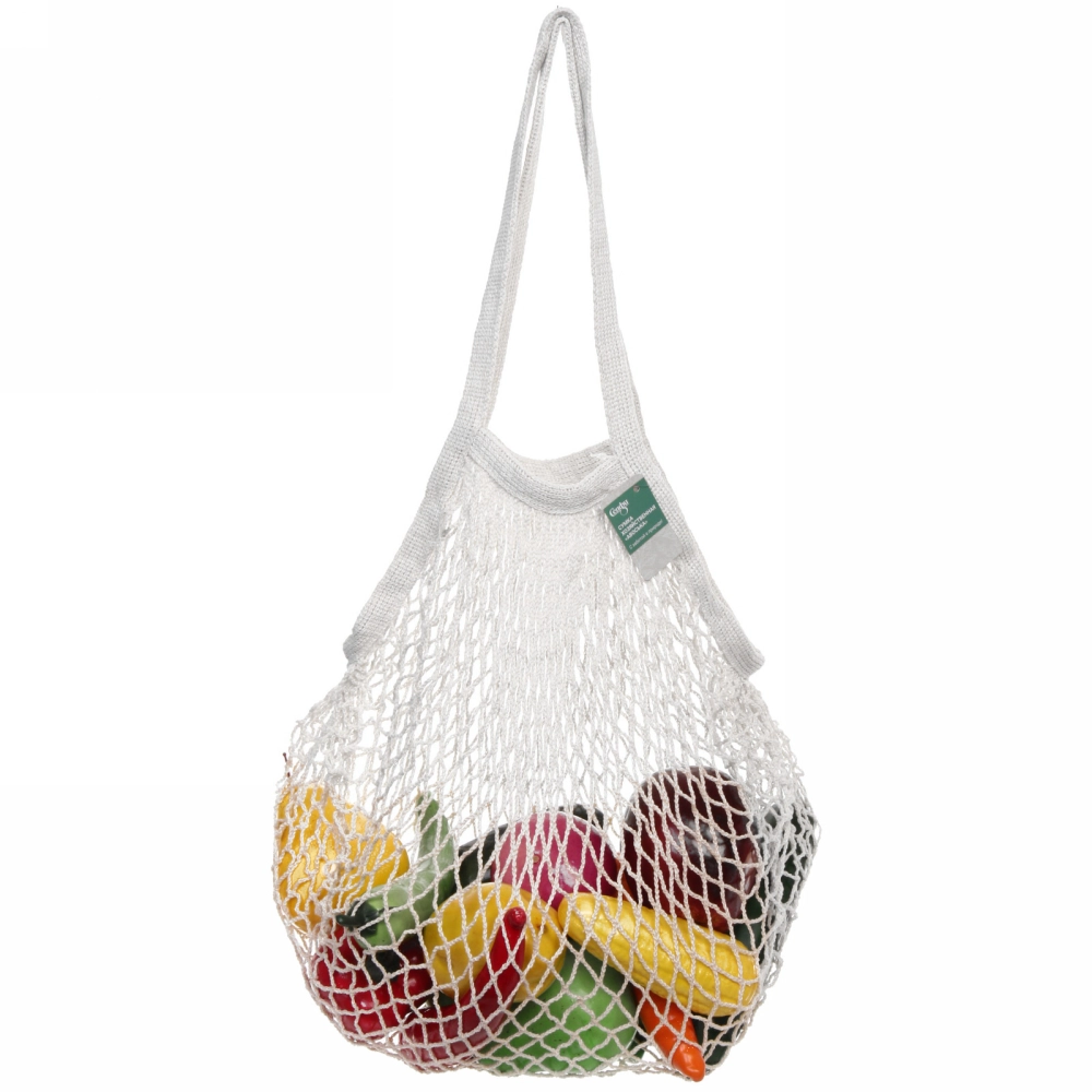 Сумка - шоппер авоська «ТРЕНДИ», цвет белый, 37*62см (лейбл Селфи)