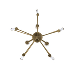 SL1406.303.03 Люстра подвесная ST-Luce Латунь/Прозрачный E14*3 40W РЕГАЛИЯ