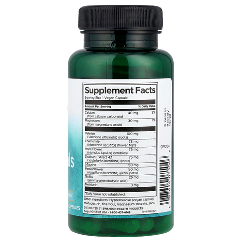 Swanson Vitamins, Sleep Essentials, 60 веганских капсул
