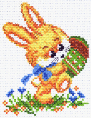 "Зайка"-1545 канва с рисунком