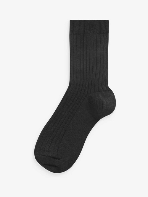 Носки хлопковые для мальчика Next 211-645, 7 шт., Черный