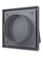 Выход стенной пластиковый ERA D100 мм 150x150 мм серый