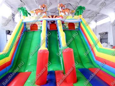Коммерческий батут "Тигриная страна 2" 12*6*6 м