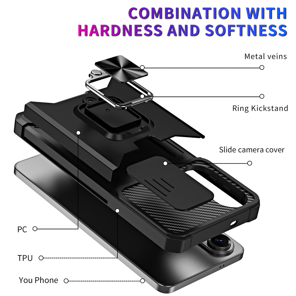 Противоударный чехол Сard Reader Case для Samsung Galaxy S25 Edge