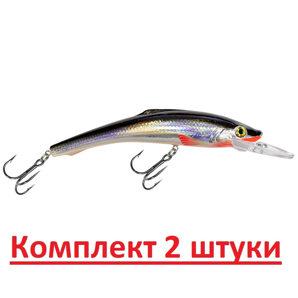 Воблер для рыбалки ФИН 160mm, цвет 048 (окунь), 1 штука