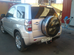 Фаркоп для Suzuki Grand Vitara II 3d (2005-) (без электрики) (паспорт и сертификат) AvtoS.SZ08