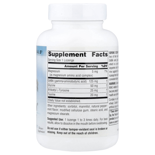 Source Naturals, Serene Science®, GABA Calm®, перечная мята, 120 пастилок