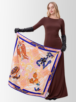 Платок «Русские сезоны. Леон Бакст» 100% шёлк