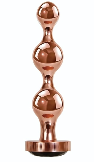 Золотистый анальный стимулятор-елочка Gold Digger Small - 10,5 см. (Цвет: золотистый)