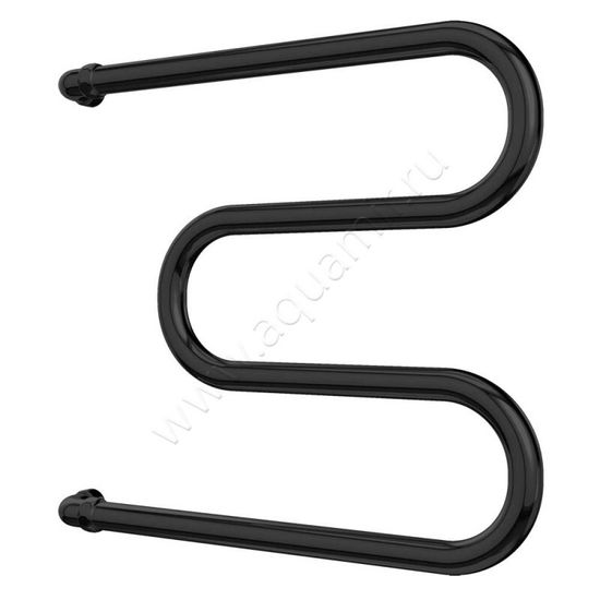 Полотенцесушитель Двин M(CS) без полки 60/40 1" Водяной, К0, Черный матовый