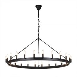 Citilux Смитсон CL470124 Люстра замковая подвесная Чёрная