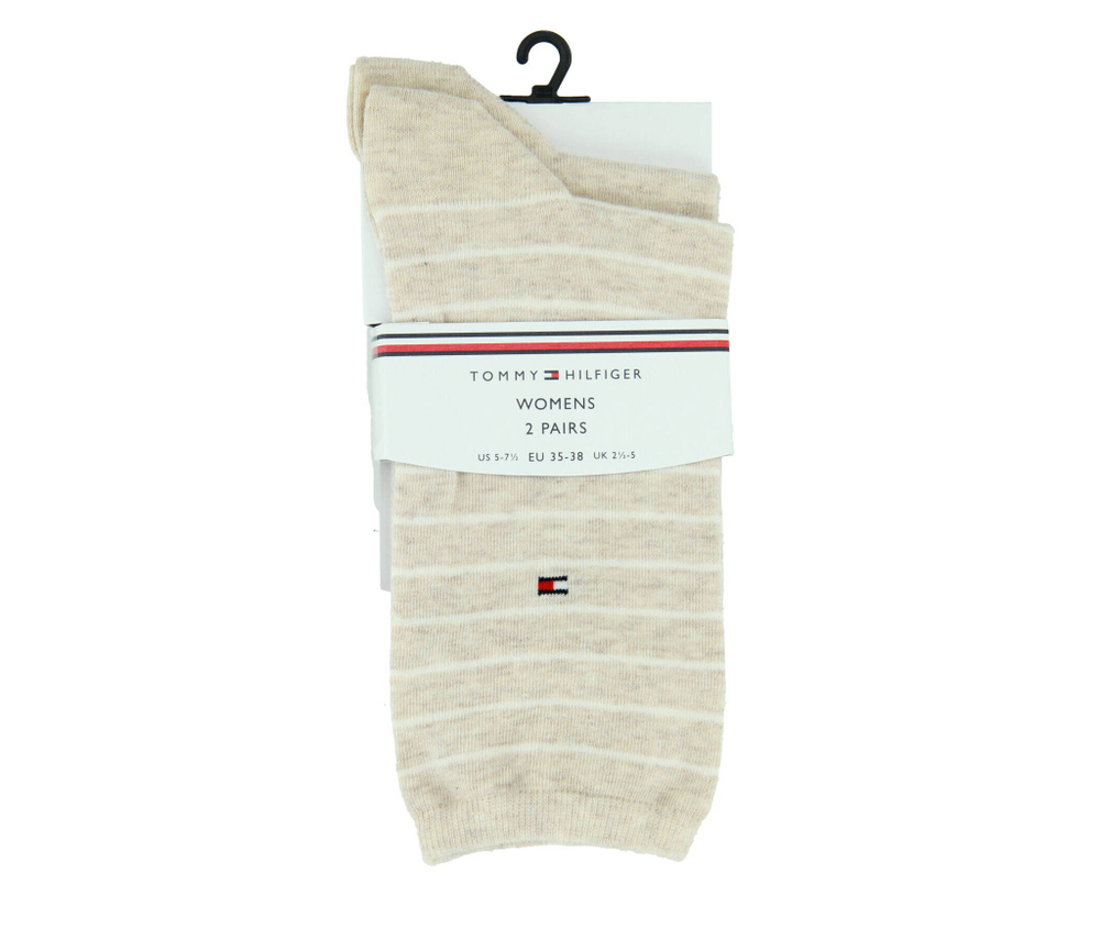 носки 2 пары Tommy Hilfiger - бежевый(100001494)