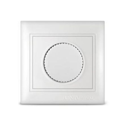 Светорегулятор (Диммер) "UNIVersal" серия "Севиль", с/у, 3А, 220В, 500Вт, "белый"