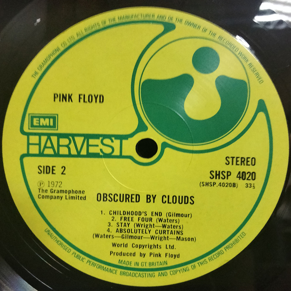 Pink Floyd / Obscured By Clouds (LP)
