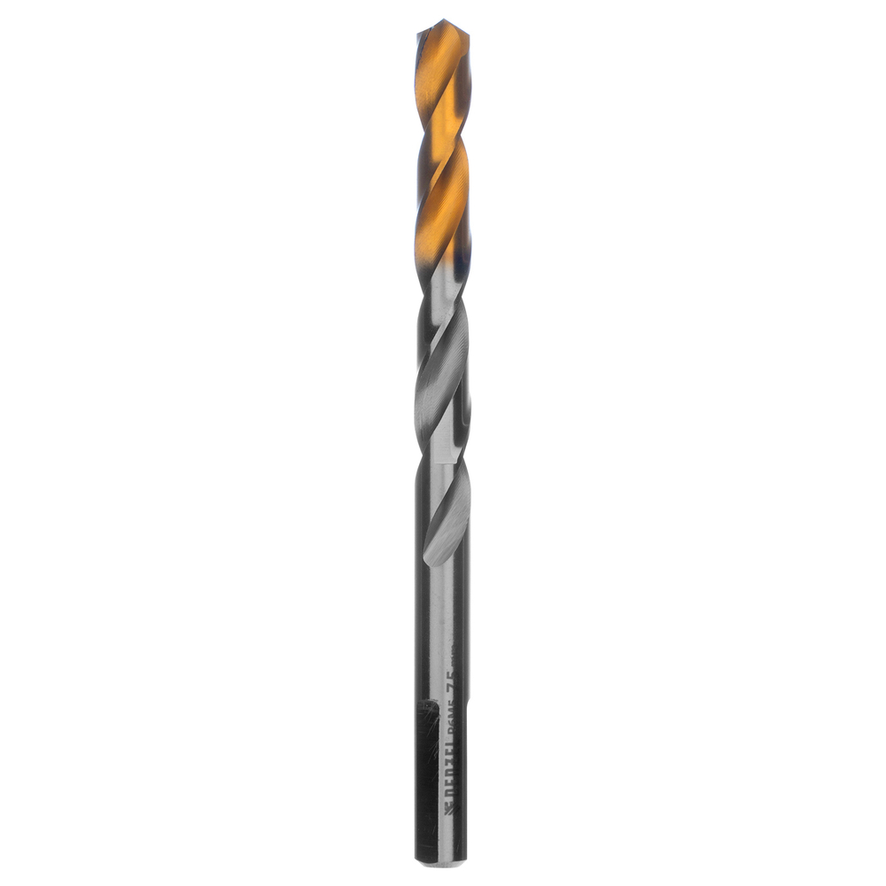 Сверло спиральное по металлу 7,5 x 109 мм, Р6М5, Golden Tip Denzel