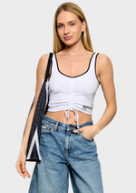 Топ KARL LAGERFELD JEANS Ruched Bralette