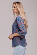 Блуза с цветочным принтом Тамбовчанка