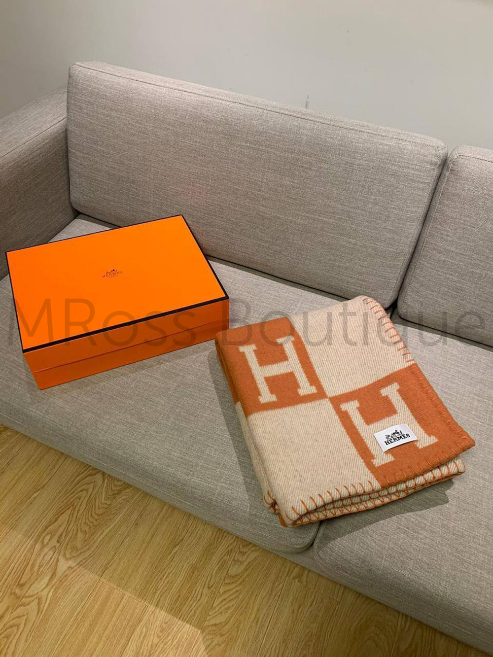 Одеяло плед H Hermes