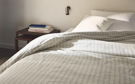 Пододеяльник Zara Home, хлопок 100%, в полоску, 4122/088
