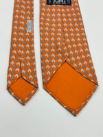 Галстук оранжевый Hermes