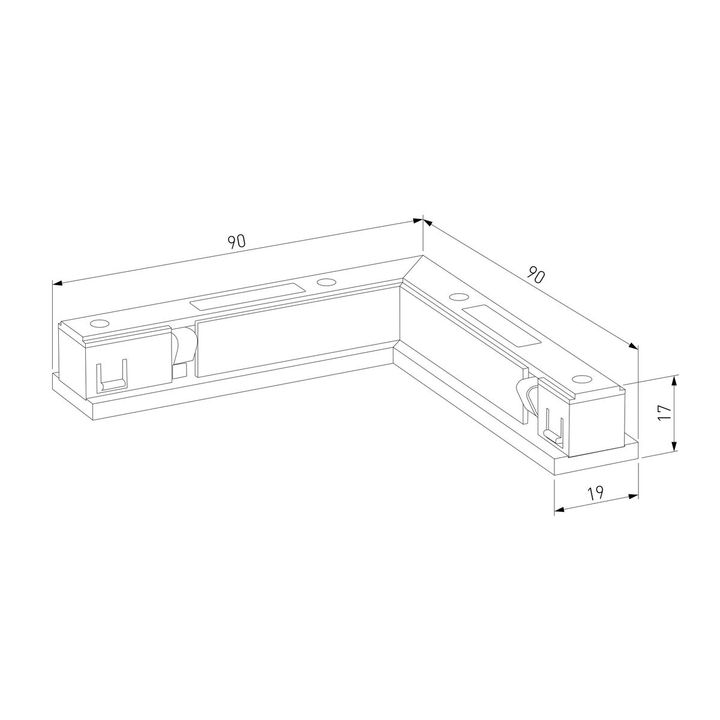 Коннектор L-образный Elektrostandard Titan Line 85006/00 a069719