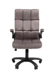 Кресло Chairman Home 444 Россия ткань Т-55 серый