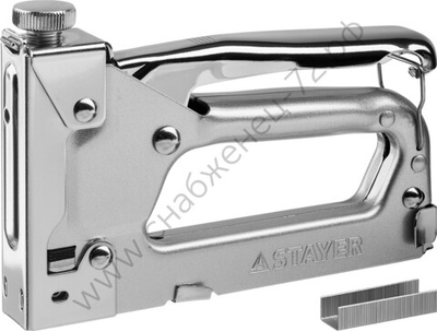 STAYER Pro-53 тип 53 (A/10/JT21) 23GA, (4 - 14 мм), усиленный степлер для скоб (3150_z01)