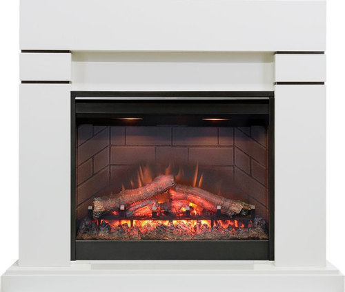 Каминокомплект Lindos - Алебастр (Высота 985мм) с очагом Symphony 26'' DF2608-INT