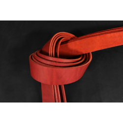 Ременная заготовка Рубин с лицевой отделкой