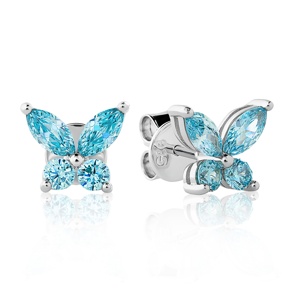 Пусеты бабочка