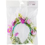 Ободок «Ромашки», в фиолетовом цвете