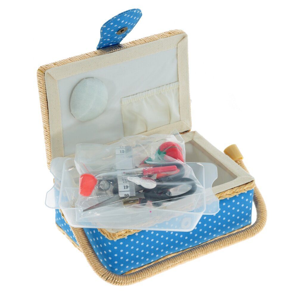 GAEM Шкатулка для рукоделия (с подносом и набором для шитья), L23 W13 H10 см