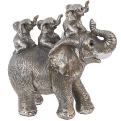 GAEM Фигурка декоративная "Слоны", L16 W8 H16 см
