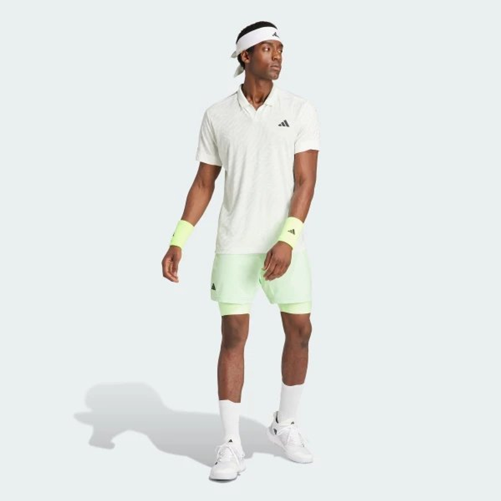 ОДЕЖДА ДЛЯ ТЕННИСА Мужская, Поло ADIDAS TENNIS AIRCHILL PRO FREELIFT POLO .