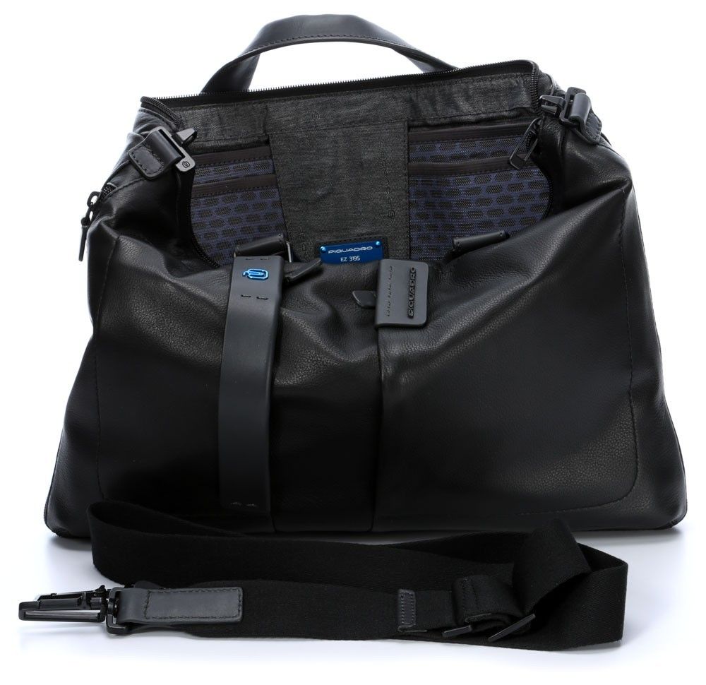 Сумка мужская Piquadro Pulse черный телячья кожа (CA1618P15/N)