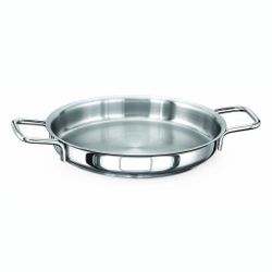 Сковорода для подачи 21 см h3,5 см круглая нерж. 2 ручки KAPP