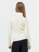 Джемпер водолазка для девочки AT274 молочный