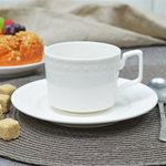 Чайная пара 220мл "Снежная королева" без отводки, форма круг