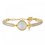 Браслет Possebon Pearl Opaline C3363.25 BW/G