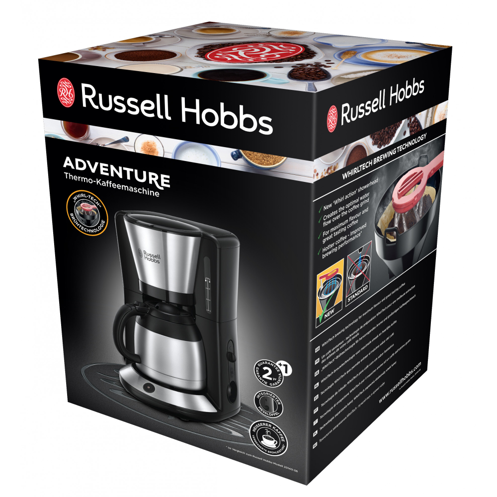 Кофеварка капельная Russell Hobbs 24020-56 металл