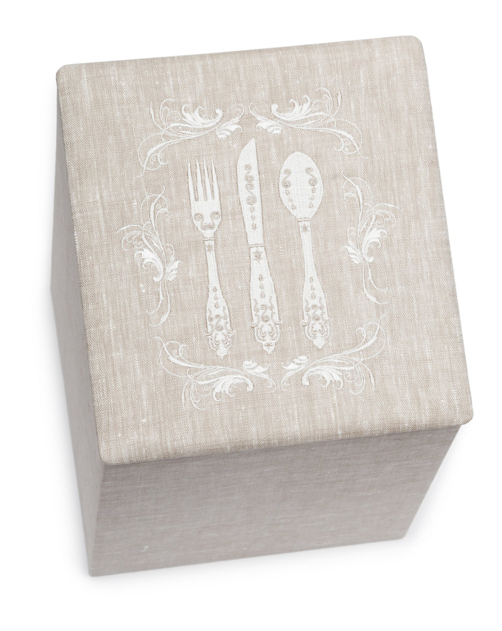 Коробка для столовых приборов 20х20х30 Texteis Iris Cutlery Box