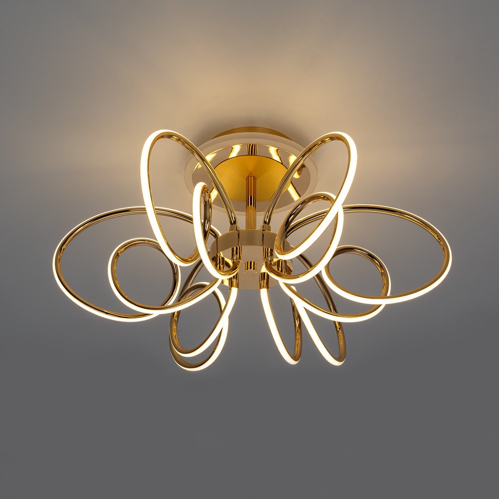 Citilux SALMA SMART CL224A162 RGB LED Умная люстра Золото