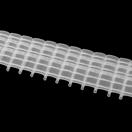 Шторная лента Oz-Is арт. 3971 MP, коэф сборки 1:2,5, цвет прозрачный (ширина 50 mm)